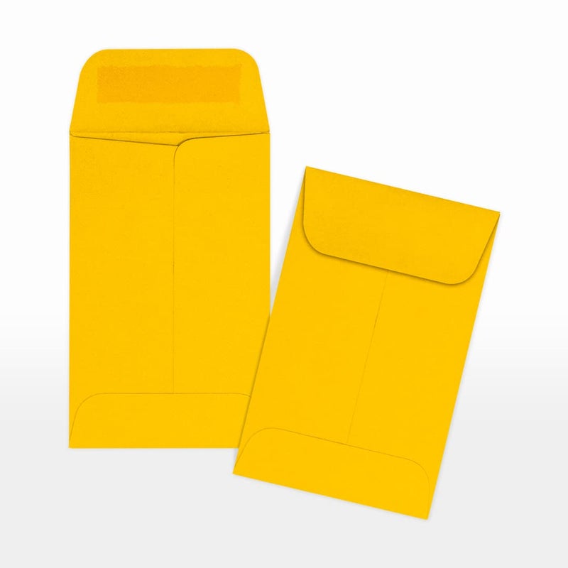 Envelopes.com LUXPaper Coin Envelopes, Sunflower, 2 1/4-Inch x 3 1/2-Inch, 50-Count - Image 4